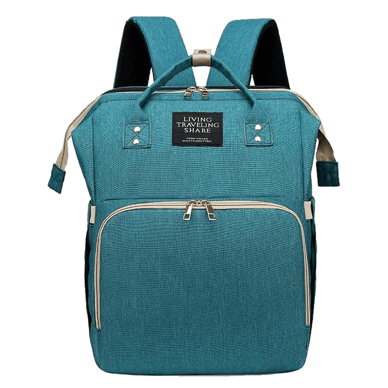CutieeBag 2.0 - Raffinierte 3 in 1 Wickeltasche mit Kinderbett