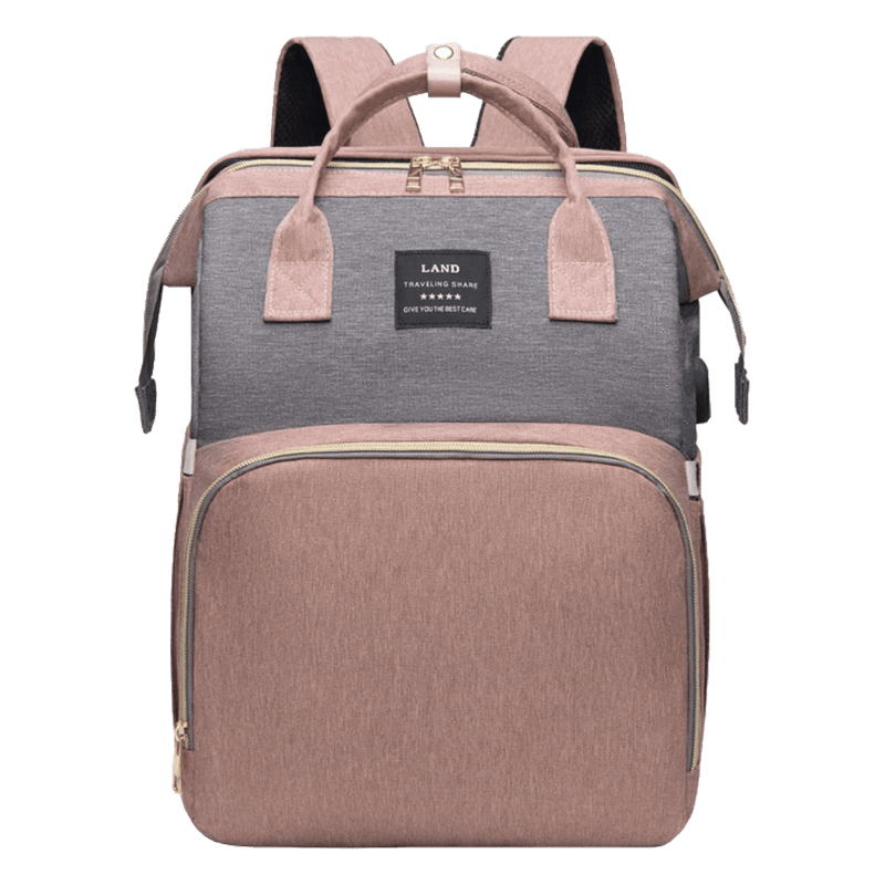 CutieeBag 2.0 - Raffinierte 3 in 1 Wickeltasche mit Kinderbett