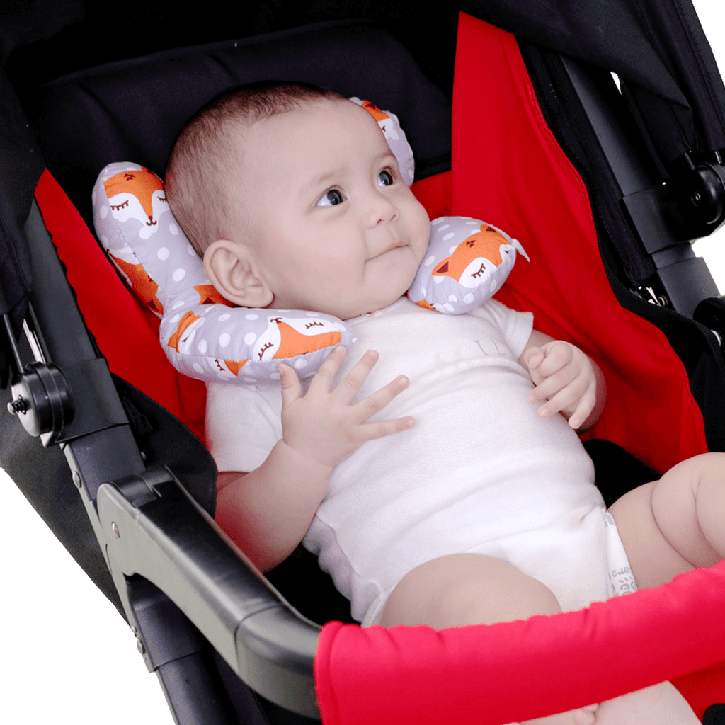 mowaio - Baby Nackenkissen - Verblüffender Reiseschutz Nacken & Kopf