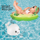 Waliee - Fröhliches Wal Wasserspielzeug mit Wasserfontäne & Musik